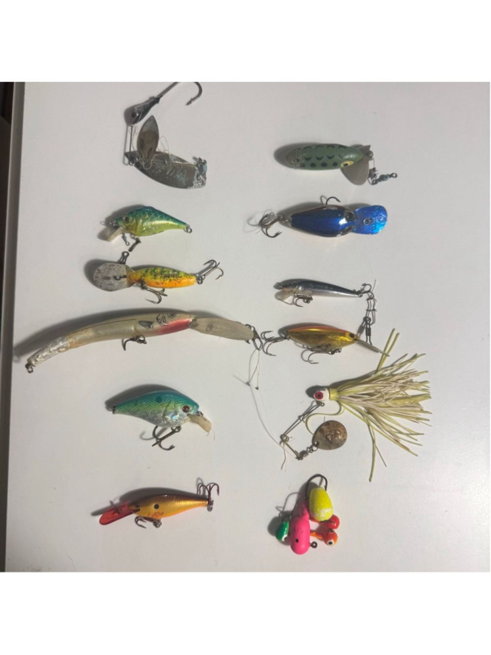 Mixed Brand Multi-color /type Vintage Fishing Lures Lot #1